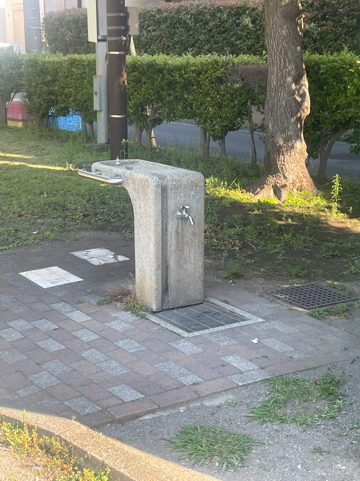 中町公園の水飲み場